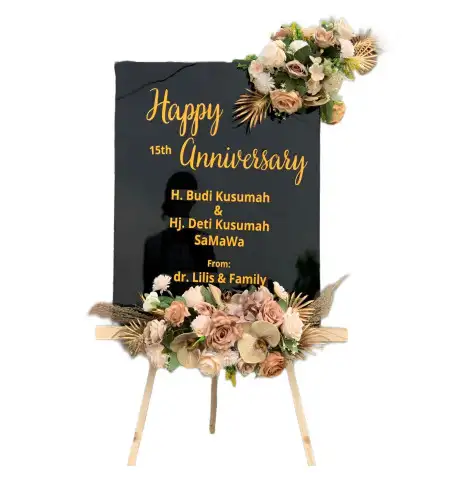 Papan Bunga Akrilik Sasak